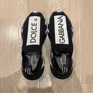 Size 10 - Dolce&Gabbana Dolce & Gabbana Stretch Mesh Fast Sneaker Black W